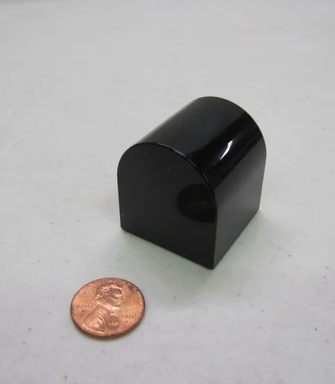 Rare Lego Duplo Black Rounded Curved Block Specialty Topper Block Castle