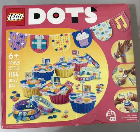 LEGO DOTS: Ultimate Party Kit (41806). 1154 Pieces. New. Slight Box Damage.