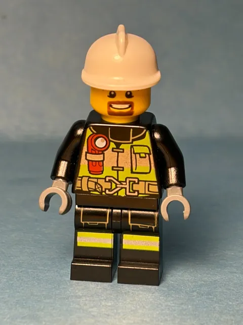 LEGO City Fire Minifig cty0635 - Fire Fighter - Light Scratches/No Cracks