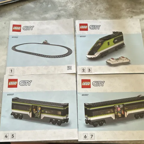 LEGO City 60337 Instruction Manual Booklet Lot Illustrated English