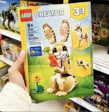 LEGO 3 in 1 Bunny Rabbit,Llama,or Seal Toy “Creator” Kids Adults Creative DIY