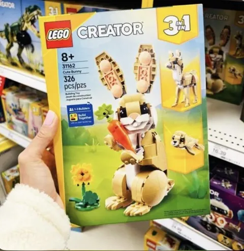 LEGO 3 in 1 Bunny Rabbit,Llama,or Seal Toy “Creator” Kids Adults Creative DIY