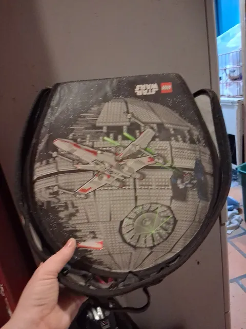 MK6 LEGO Star Wars - Death Star & X-Wing Zippered Storage Carrying Case - 2012