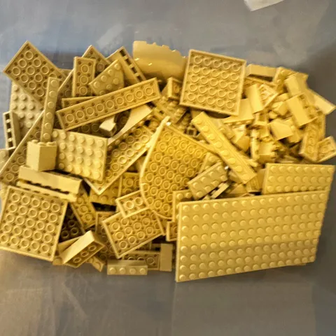 LEGO Tan Light Beige 1 pound lb Bulk Lot Bricks Plates Pieces Parts Sorted