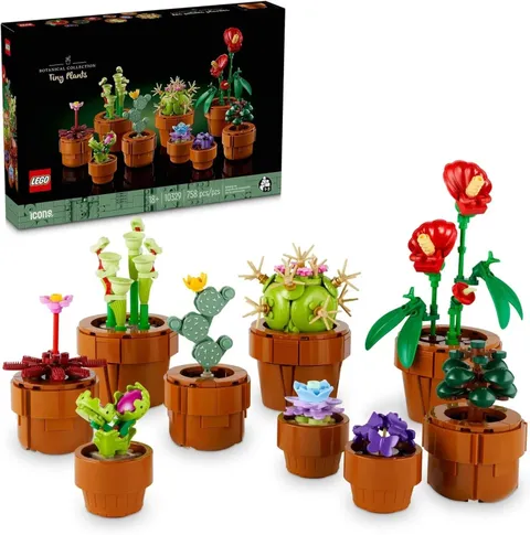 LEGO Botanicals Tiny Plants - Indoor Plant Building Set 10329 New in box
