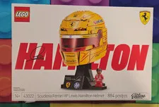Lego Editions Scuderia Ferrari HP Lewis Hamilton Helmet Set - 43022 (New/Sealed)