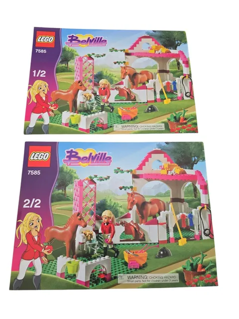 LEGO 7585 Belville Stables Instruction Manuals Booklet ONLY