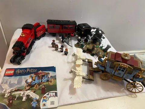 Large Lego Harry Potter incomplete set lot-Hogwarts Express, Beauxbaton carriage