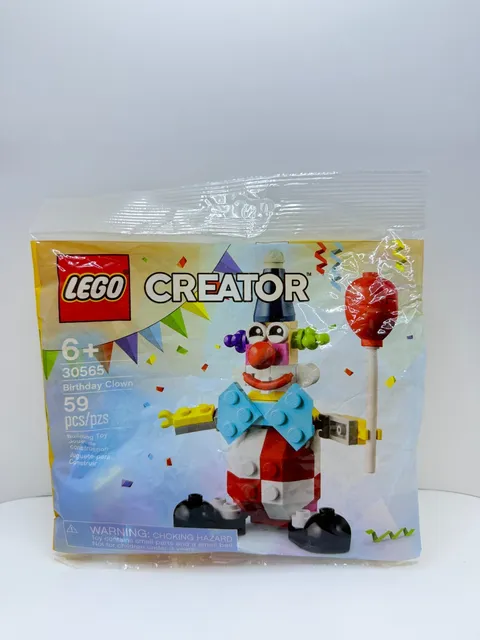 NEW SEALED Lego Holiday & Event Birthday Clown polybag  30565