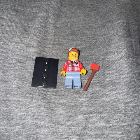Lego 8805-8 Series 5 Lumberjack CHECK SHIRT (col072) MINI FIGURE 2011 RETIRED