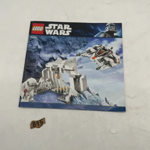 LEGO Star Wars Hoth Wampa Cave 8089 Instruction Manual ONLY Retired 2010