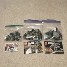 LEGO Star Wars Microfighters Parts Lot + Instructions 30497 75164 75193