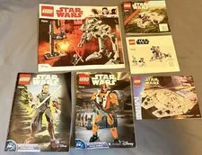 LEGO Star Wars Instruction Manuals Lot of 6 - 75528 75115 75201 75345 4488 75321