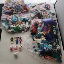 LEGO Mega Bloks Lot Mini Figs Friends Buzz Lightyear Hello Kitty Pcs 3.5 LBS