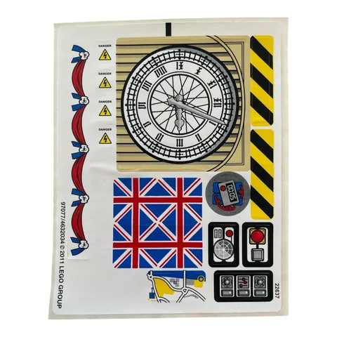 NEW LEGO | Sticker Sheet for Set 8639 Bentley Bust Out
