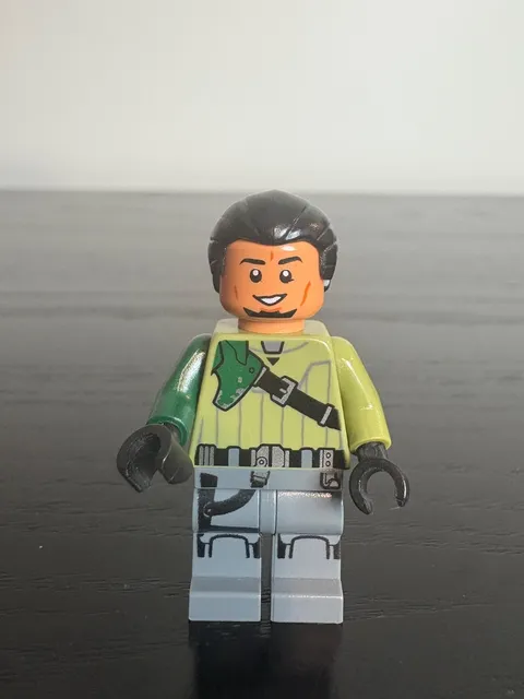 LEGO Kanan Jarrus - Black Hair and Eyebrows sw0577