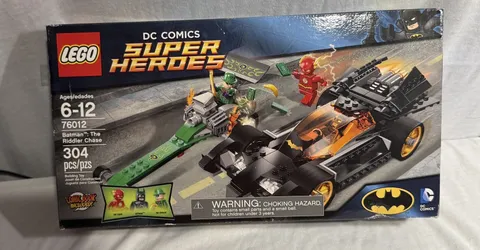 NEW NIB LEGO DC Comics Super Heroes Batman the Riddler Chase #76012 The Flash