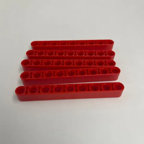 Lego 40490 64289 Beams Red Replacement Parts Pieces Lot of 5