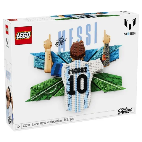 LEGO Lionel Messi Celebration 43018 3D Wall Art Building Set Ages 14+