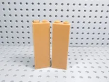 LEGO Lot of 2 Medium Nougat 1x2x5 Wall Bricks AY