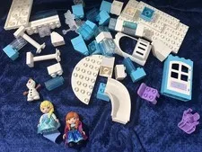 LEGO Duplo Disney Frozen Castle & Princess Lot Olaf Elsa Anna