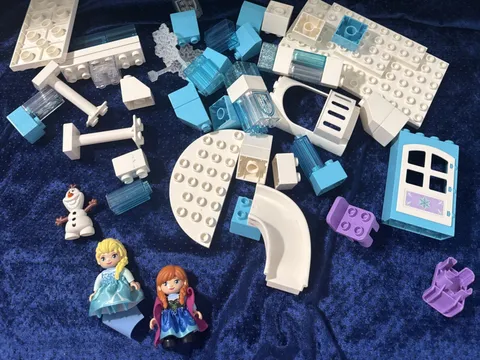 LEGO Duplo Disney Frozen Castle & Princess Lot Olaf Elsa Anna