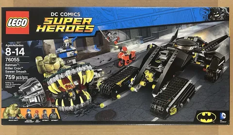 New - LEGO DC Comics Super Heroes: Batman: Killer Croc Sewer Smash (76055)