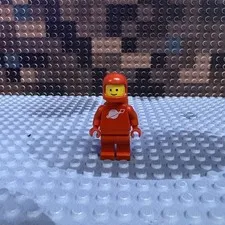 Vintage Lego Space Classic Red Spaceman Minifigure Astronaut 