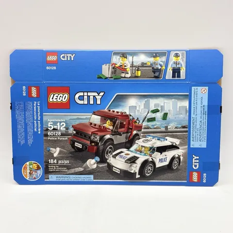 LEGO CITY Police Pursuit 60128 Retired 2016- Box Package Only
