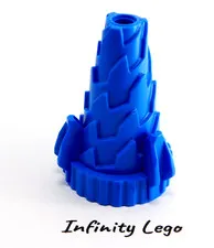 LEGO Blue Cone Stepped Drill with Spikes Ninjago Earth Driller (64713)  x1
