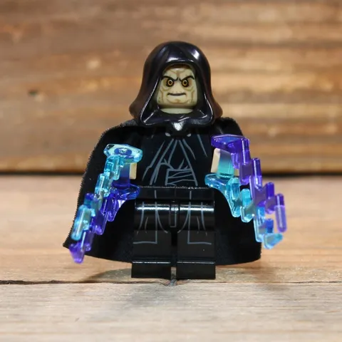 LEGO Star Wars Emperor Palpatine Minifigure with Force Lightning Accessories