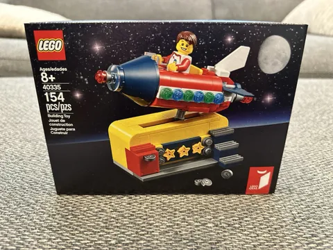 Lot Lego Space Rocket Ride, Cosmic Cardboard Adventures, Tribute To Lego House