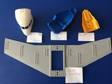 Lego City Passenger Airplane Components 93541 67244 67245 67241