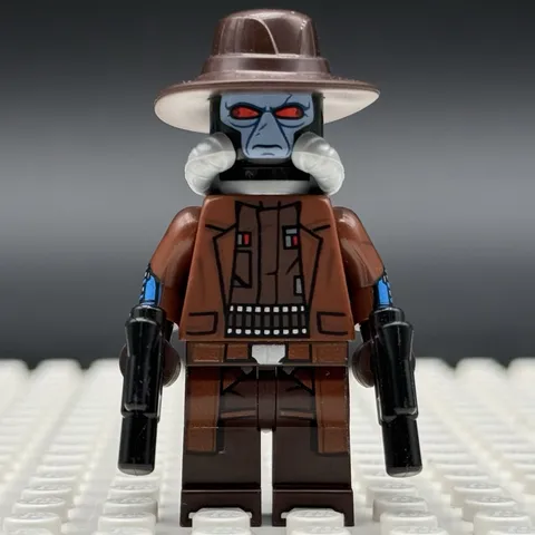 LEGO Star Wars Cad Bane - Black Head Minifigure w/ Blasters sw1490 Set 75437