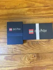 LEGO Harry Potter Hogsmeade Sign And Weasley Clock ornaments New sealed