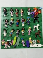 LEGO large lot of LEGO FRIENDS minfigures, accessories, horses and more!