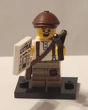 LEGO Minifigures Newspaper Kid  w/Newspaper & Slingshot - Series 24 - 71037