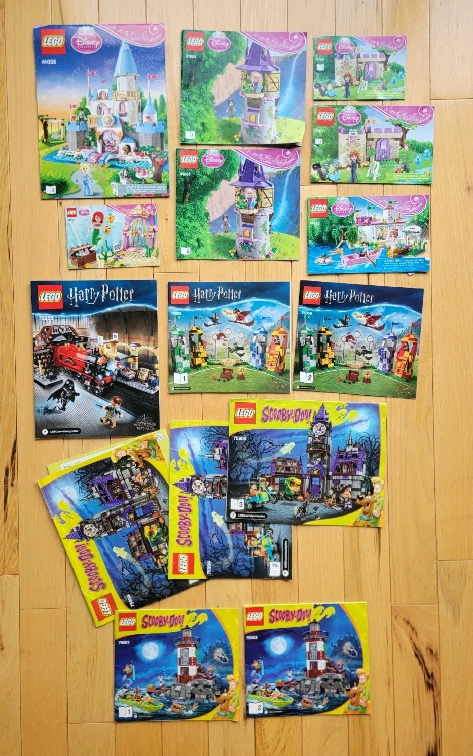 LEGO Lot Instruction Manuals Set Harry Potter No Bricks Figures Booklets Only