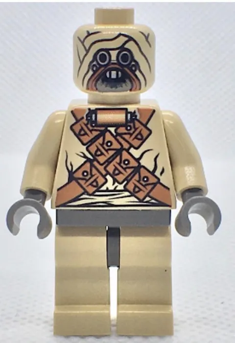 LEGO MINIFIGURE STAR WARS TUSKEN RAIDER USED SW0052!!