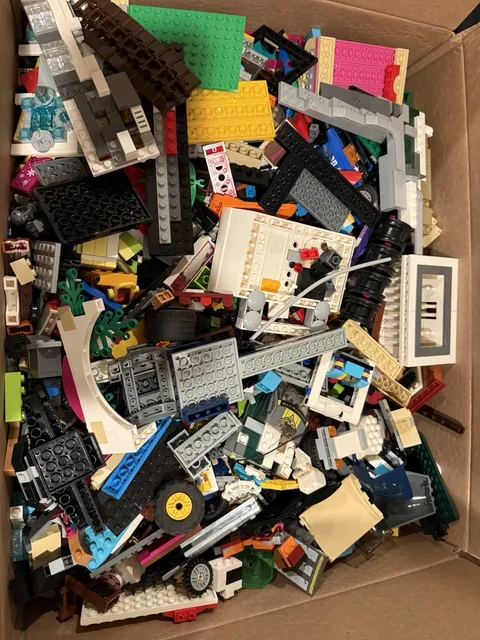 LEGO 15 lbs Bulk Lot Random Parts Pieces Bricks Plates - Sanitized!