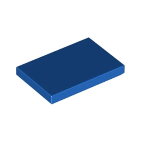 Lego Bricks 10x Bright Blue 2x3 Tile Flat Thin Studless Plate 6196596 26603 NEW
