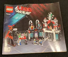 Lego Instruction Manual Movie Set 70809 Book 1 Lord Business Evil Lair 2014