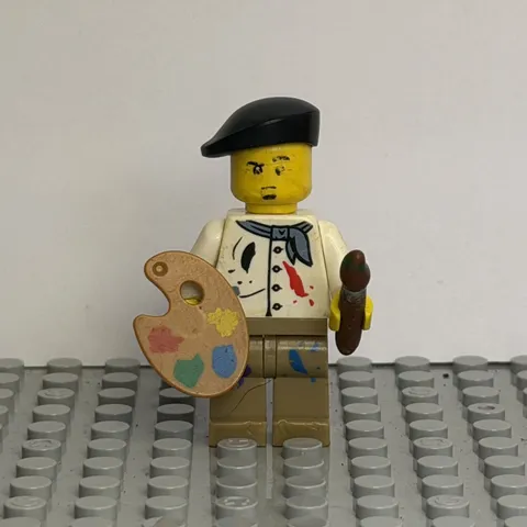 LEGO CMF Series 4 Artist Minifigure col062 8804 Genuine Complete 