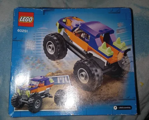 LEGO CITY: Monster Truck (60251) some minor box damage and peeling from tape