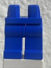 Lego Legs Pants MINIFIGURE MINIFIG Plain BLUE Boy/Girl Jeans Bottoms Leg