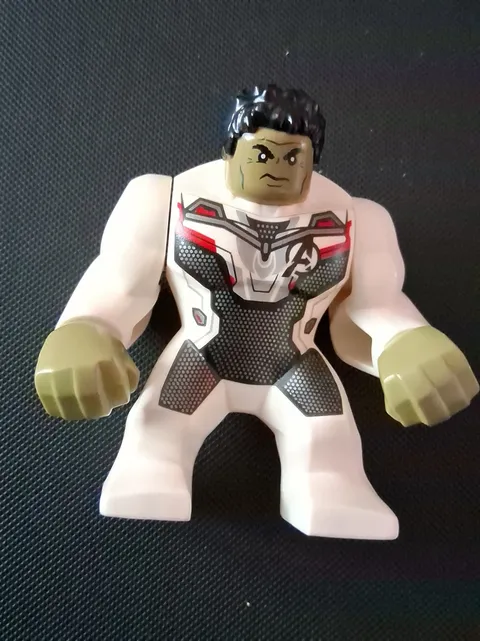Lego SH0611 Hulk In White Jumpsuit Big Minifigure 