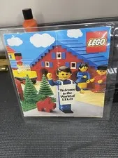 RARE world of legos poster fold out 1970s