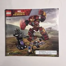 Marvel Super Heroes Lego - 76104 The Hulkbuster Smash Up INSTRUCTIONS ONLY