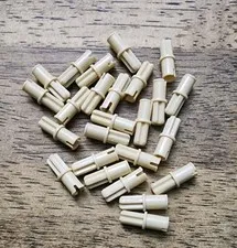 LEGO Tan Technic, Axle 1L with Pin No Friction Ridges, Round Hole. QTY 25. 3749