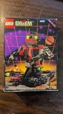 VINTAGE LEGO SYSTEM 6889 Spyrius Space: Recon Robot 100% Complete w/ box/manual